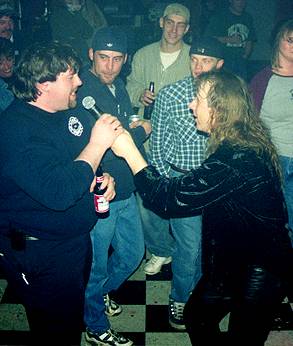 John on the dance floor