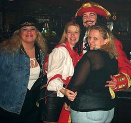 Stacy, Connie, Captain Morgan and Sheila